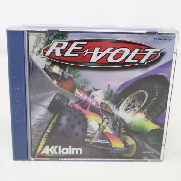 Vintage 1999 90s Sega Dreamcast Re-Volt Racing Video Game Pal Version 1-4 Players Retro