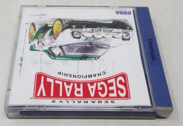 Vintage 1999 90s Sega Dreamcast Sega Rally 2 Championship Video Game Pal 1-2 Players Retro