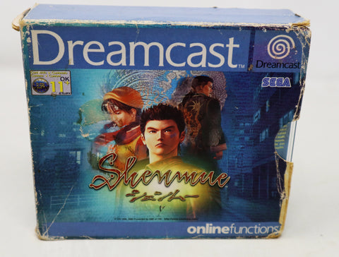 Vintage 2000 Sega Dreamcast Shenmue Video Game Complete Boxed Pal Version 1 Player Rare Retro