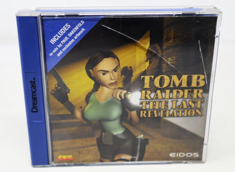 Vintage 1999 90s Sega Dreamcast Tomb Raider The Last Revelation Lara Croft Video Game Pal Version 1 Player Retro