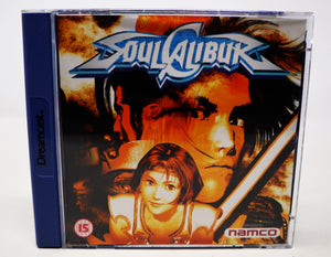 Vintage 1999 90s Sega Dreamcast Soul Calibur Fighting Video Game Pal Version 1-2 Players Retro