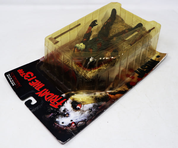 Vintage 1998 90s Movie Maniacs Series 1 Friday The 13th Jason Vorhees Figure Carded MOC Rare