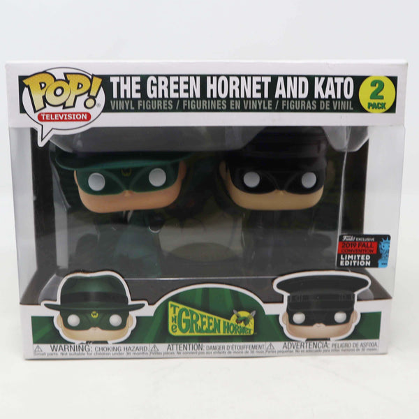 Funko POP! Television The Green Hornet And Kato Bruce Lee Vinyl Figures 2 Pack Set Boxed Exclusive 2019 Fall Convention Limited Edition