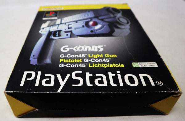 Vintage 1996 90s Sony Playstation PS1 Namco G-Con45 Light Gun Controller Pal Boxed SLEH-00007 Retro Gaming