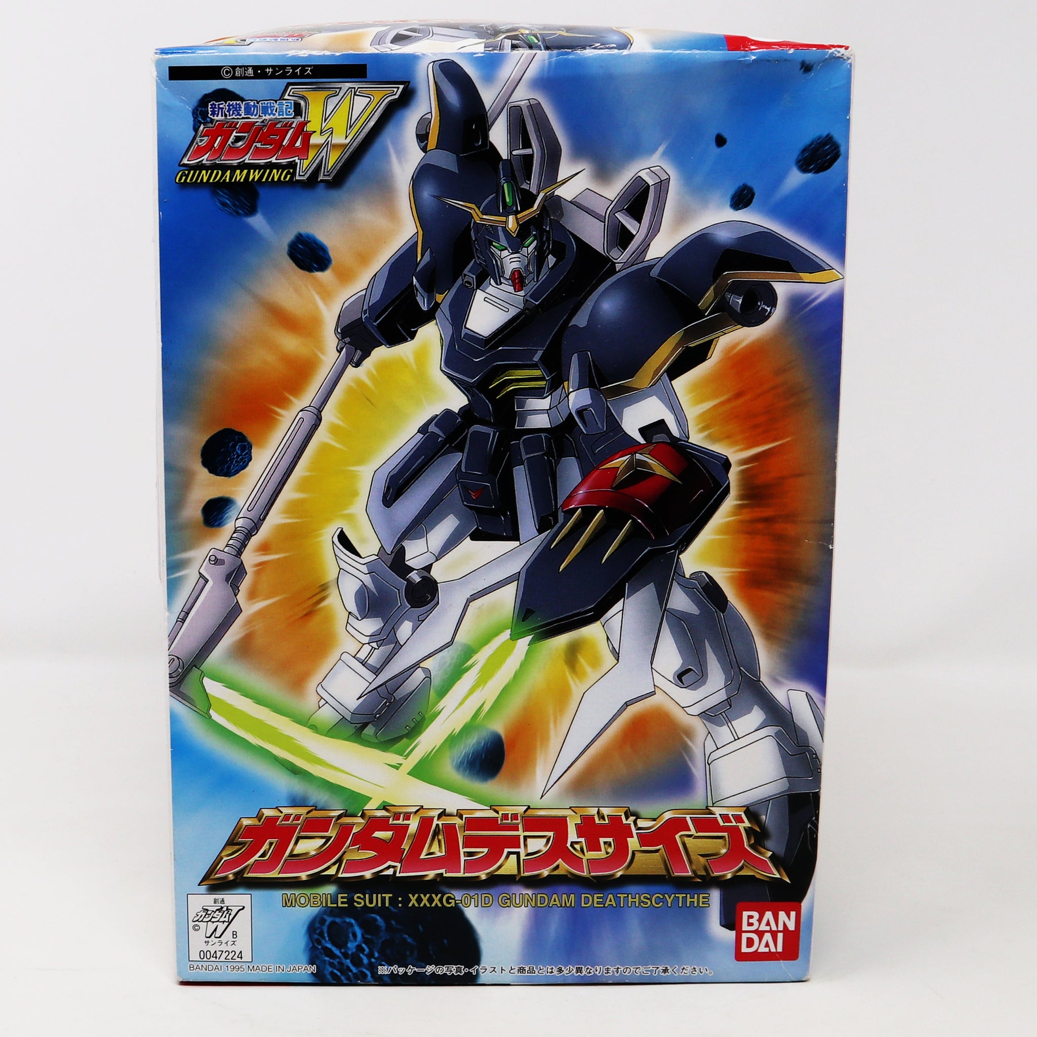 Vintage Bandai Gundam Wing Mobile Suit XXXG-01D Gundam Deathscythe 1/144 Scale Model Kit Assembled Boxed Japan