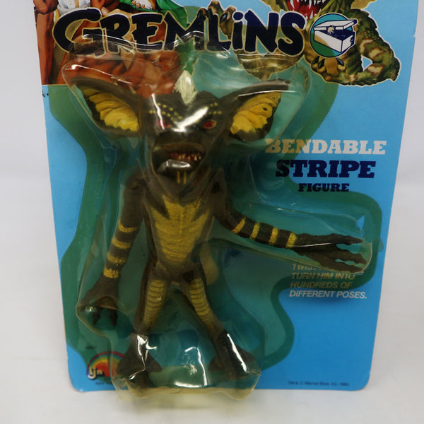 Vintage 1984 80s LJN Toys Gremlins Bendable Stripe 6" Figure Carded MOC Rare Retro