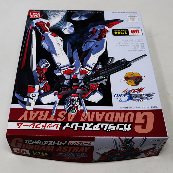 Vintage 2002 Bandai Gundam Seed Mobile Suit MBF-P02 Gundam Astray Red 00 1/144 Scale Model Kit Unassembled Boxed Japan Box