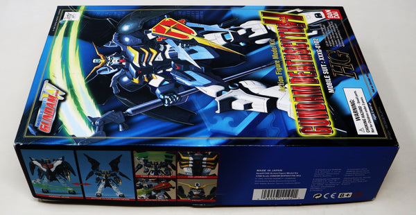 Vintage 1995 90s Bandai W-Gundam Wing Gundam Deathscythe Hell Mobile Suit XXXG-01D2 HG 1/100 Scale Action Figure Model Kit Unassembled Boxed Japan