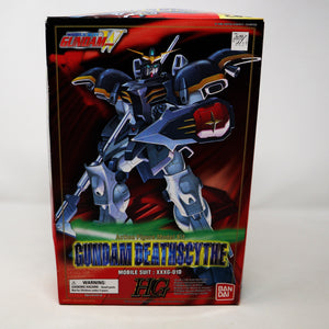 Vintage 1995 90s Bandai W-Gundam Wing Gundam Deathscythe Mobile Suit XXXG-01D 1/100 Scale Action Figure Model Kit Assembled Boxed Japan