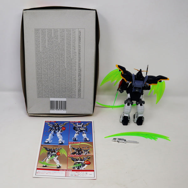 Vintage 1995 90s Bandai W-Gundam Wing Gundam Deathscythe Mobile Suit XXXG-01D 1/100 Scale Action Figure Model Kit Assembled Boxed Japan