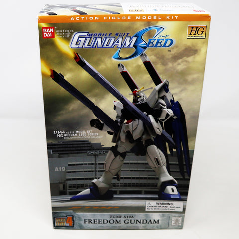 Vintage 2003 Bandai HG Gundam Seed Mobile Suit ZGMF-X10A Freedom Gundam 1/144 Scale Model Kit Assembled Boxed Japan