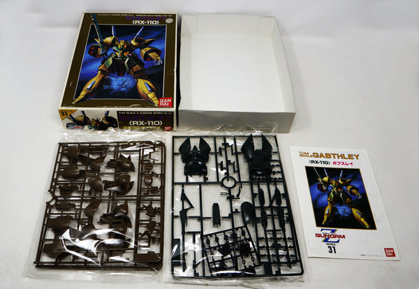 Vintage 1985 80s Bandai Z Gundam Series No.31 Gabthley RX-110 1/144 Scale Action Figure Model Kit Unassembled Boxed Japan