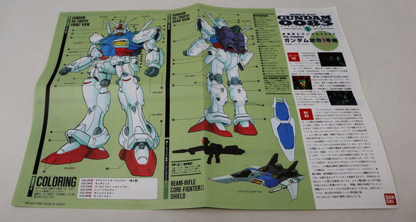 Vintage 1991 90s Bandai Gundam GP01 Mobile Suit RX-78 GP01 1/144 Scale Model Kit Unassembled Boxed Japan