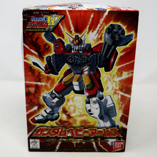 Vintage 1995 90s Bandai W-Gundam Wing Gundam Heavyarms Mobile Suit XXXG-01H 1/144 Scale Action Figure Model Kit Assembled Boxed Japan