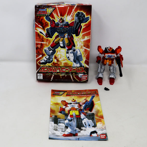 Vintage 1995 90s Bandai W-Gundam Wing Gundam Heavyarms Mobile Suit XXXG-01H 1/144 Scale Action Figure Model Kit Assembled Boxed Japan