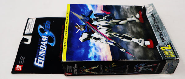 Vintage 2003 Bandai Gundam Seed Mobile Suit GAT-X105 Sword Strike Gundam 1/144 Scale Model Kit Assembled Boxed Japan