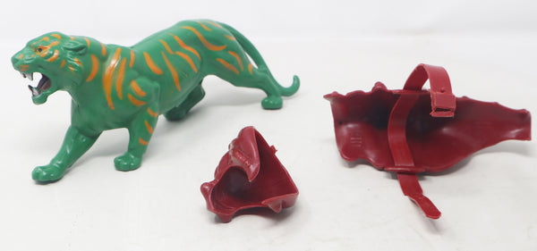 Vintage 1981 80s Mattel MOTU Masters Of The Universe He-Man & Battle Cat Battlecat Action Figures Lot Rare Retro
