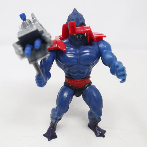 Vintage 1981 80s Mattel He-Man MOTU Masters Of The Universe Original Series Webstor Figure + 1985 Megalaser Heroic Wind-Up Beam Blaster Retro
