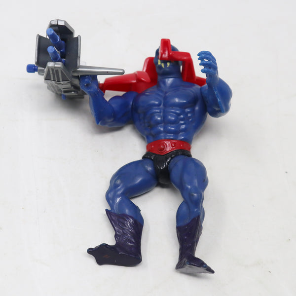 Vintage 1981 80s Mattel He-Man MOTU Masters Of The Universe Original Series Webstor Figure + 1985 Megalaser Heroic Wind-Up Beam Blaster Retro