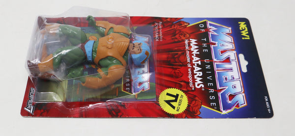 2019 Mattel He-Man MOTU Masters Of The Universe Super7 Series Man-At-Arms Action Figure Carded MOC Rare Retro