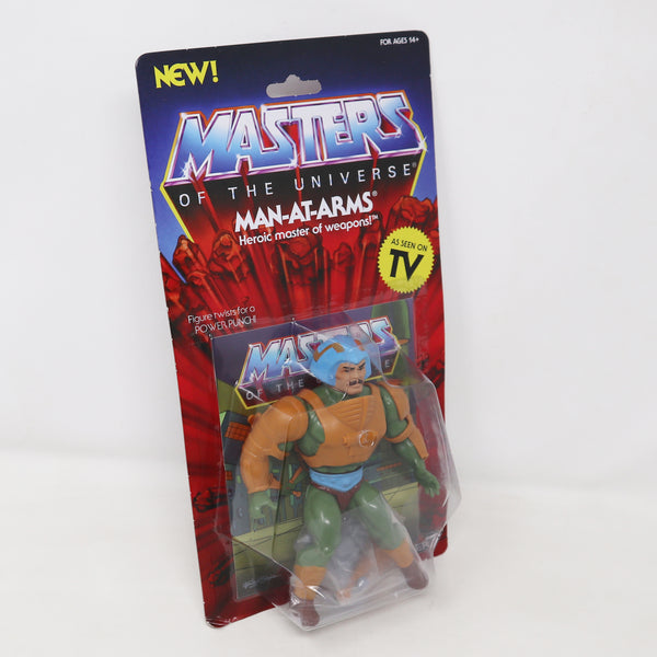 2019 Mattel He-Man MOTU Masters Of The Universe Super7 Series Man-At-Arms Action Figure Carded MOC Rare Retro