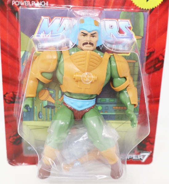 2019 Mattel He-Man MOTU Masters Of The Universe Super7 Series Man-At-Arms Action Figure Carded MOC Rare Retro