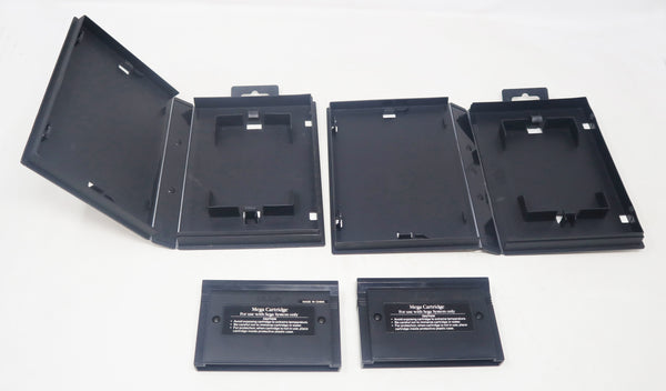 Vintage 1991 1992 90s Sega Master System Sonic The Hedgehog 1 & 2 Games Lot Pal 1 Player Retro