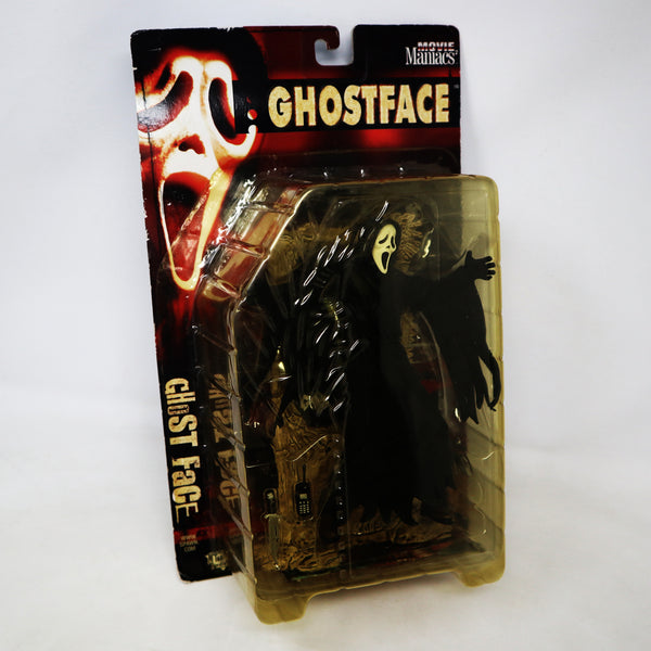 Vintage 1999 90s Movie Maniacs Series 2 Scream Ghostface Ghost Face Horror Figure Carded MOC Rare