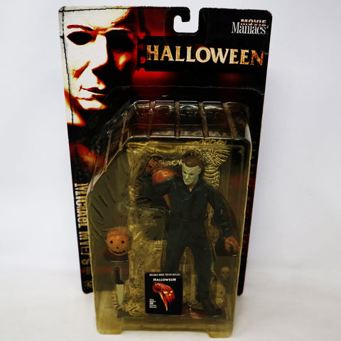 Vintage 1999 90s Movie Maniacs Series 2 Halloween Michael Myers Horror Figure Carded MOC Rare