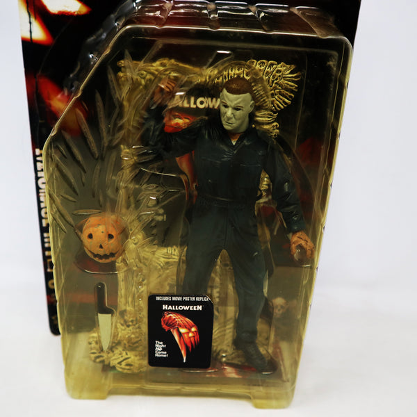 Vintage 1999 90s Movie Maniacs Series 2 Halloween Michael Myers Horror Figure Carded MOC Rare