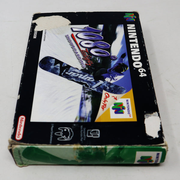 Vintage 1998 90s Nintendo 64 N64 1080 Ten Eighty Snowboarding Video Game Boxed Pal 2 Players