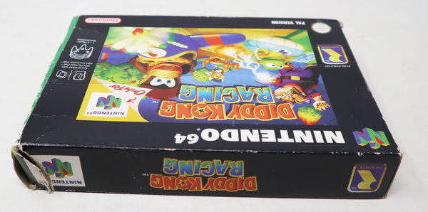 Vintage 1997 90s Nintendo 64 N64 Diddy Kong Racing Cartridge Video Game Boxed Pal Version Retro