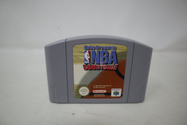 Vintage 1998 90s Nintendo 64 N64 Kobe Bryant in NBA Courtside Basketball Sports Video Game Boxed Pal Version 1-4 Players Retro