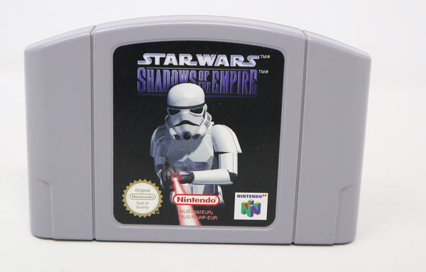 Vintage 1996 90s Nintendo 64 N64 Star Wars Shadows Of The Empire Video Game Boxed Pal