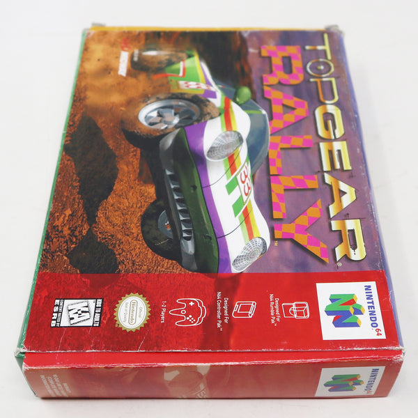 Vintage 1997 90s Nintendo 64 N64 Top Gear Rally Racing Video Game Boxed USA NTSC 1-2 Players