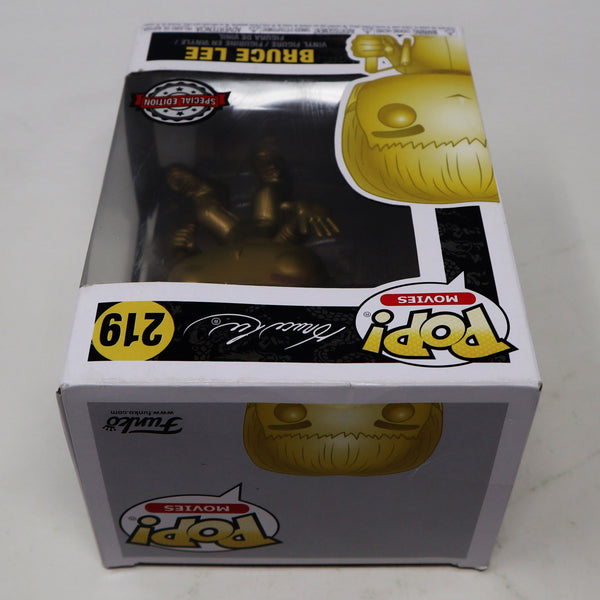 2018 Funko POP! Movies 219 Bruce Lee Vinyl Figure Boxed Gold Special Edition