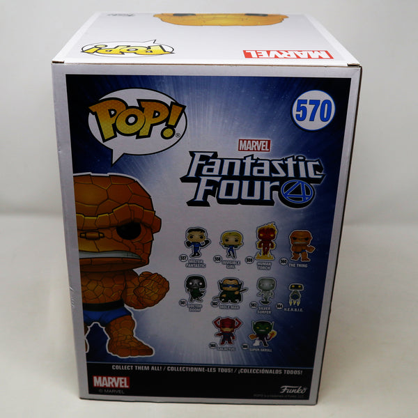 Funko POP! 570 Marvel Fantastic Four 4 The Thing Bobble-Head 10" Figure Boxed Special Edition