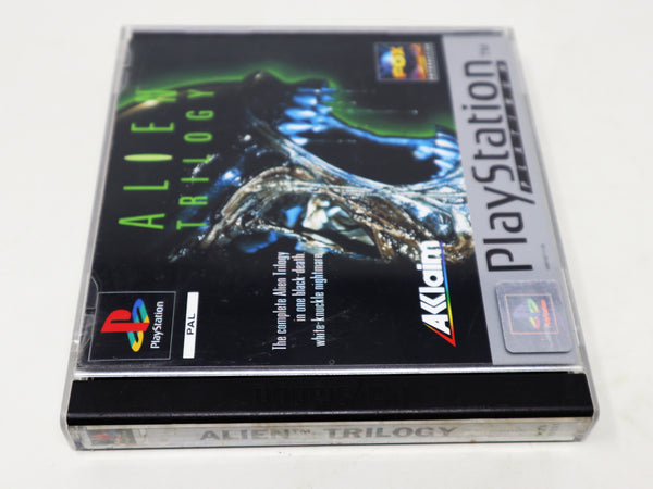 Vintage 1996 90s Playstation 1 PS1 Platinum Alien Trilogy Video Game Pal Version 1 Player