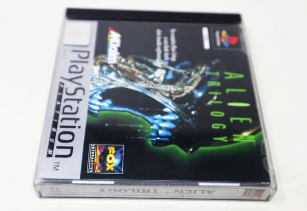 Vintage 1996 90s Playstation 1 PS1 Platinum Alien Trilogy Video Game Pal Version 1 Player