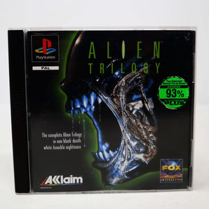 Vintage 1996 90s Playstation 1 PS1 Alien Trilogy Video Game Pal 1 Player