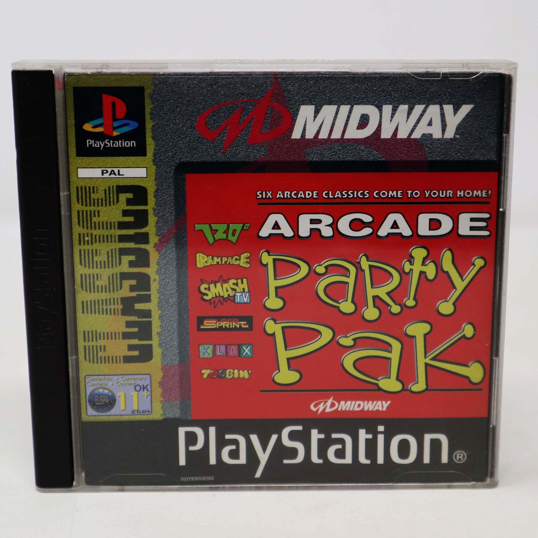 Vintage 1999 90s Playstation 1 PS1 Arcade Party Pak Video Game Pal 1-2 Players