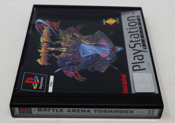 Vintage 1995 90s Playstation 1 PS1 Platinum Battle Arena Toshinden Video Game Pal 1-2 Players Fighting