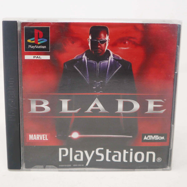 Vintage 2000 Playstation 1 PS1 Blade Video Game Pal Version 1 Player Marvel