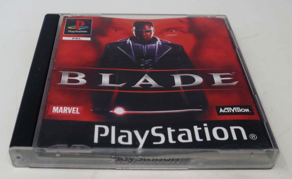 Vintage 2000 Playstation 1 PS1 Blade Video Game Pal Version 1 Player Marvel