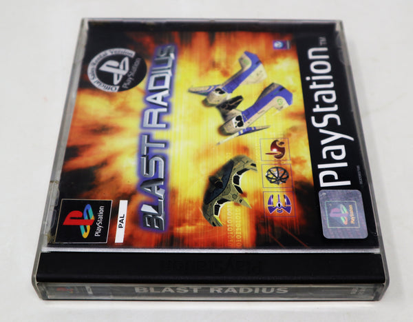 Vintage 1998 90s Playstation 1 PS1 Blast Radius Video Game Pal 1 Player Retro