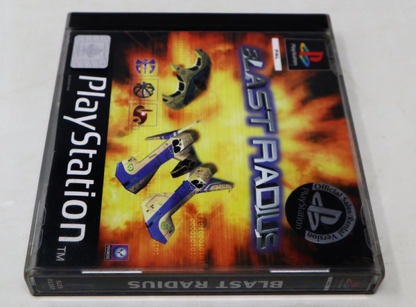 Vintage 1998 90s Playstation 1 PS1 Blast Radius Video Game Pal 1 Player Retro