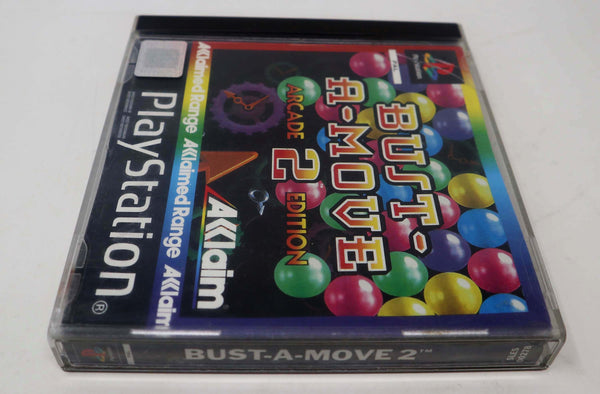 Vintage 1996 90s Playstation 1 PS1 Bust-A-Move Arcade 2 Edition Video Game Pal 1-2 Players