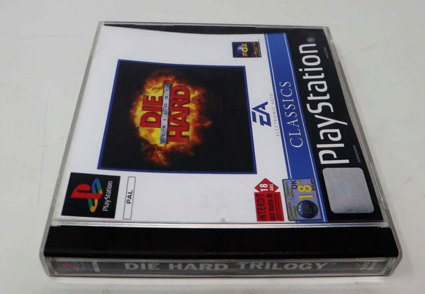 Vintage 1996 90s Playstation 1 PS1 Die Hard Trilogy Video Game Pal Version 1 Player