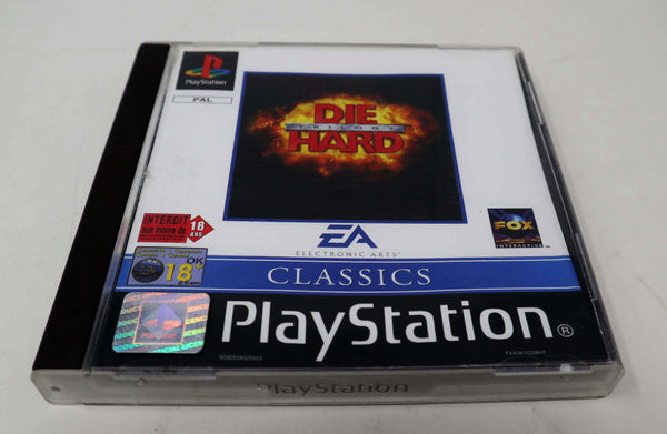 Vintage 1996 90s Playstation 1 PS1 Die Hard Trilogy Video Game Pal Version 1 Player