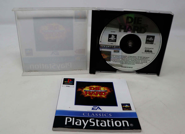 Vintage 1996 90s Playstation 1 PS1 Die Hard Trilogy Video Game Pal Version 1 Player